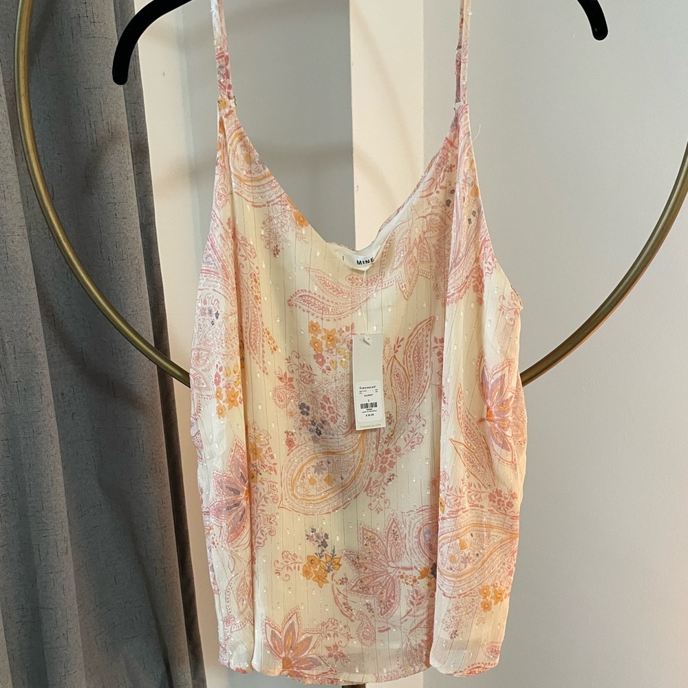 Paisley tank top Francesca’s collections